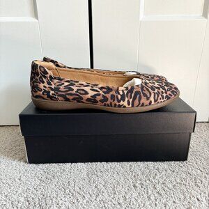 Gorgeous Naturalizer Brown Cheeta Women Flexy Round Toe Ballet Flats 9